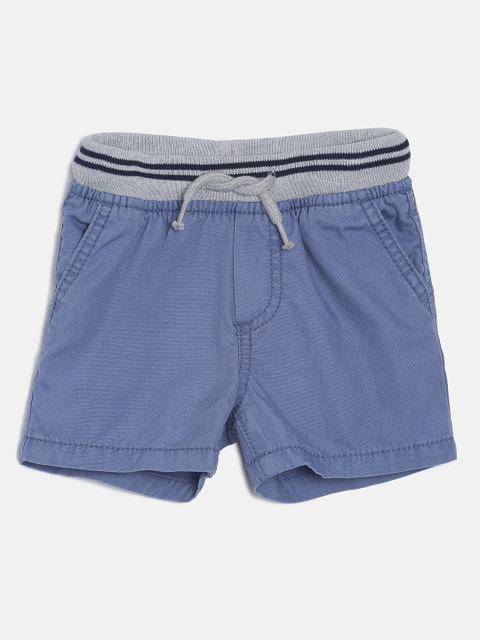 

OSHKOSH Bgosh Boys Blue Solid Regular Fit Regular Shorts