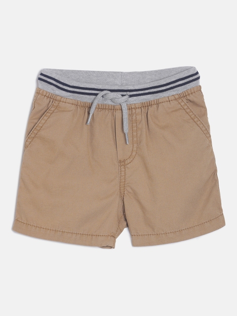 

OSHKOSH Bgosh Boys Brown Solid Regular Fit Regular Shorts
