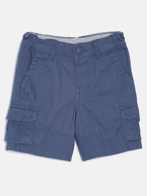

OSHKOSH Bgosh Boys Blue Solid Regular Fit Shorts