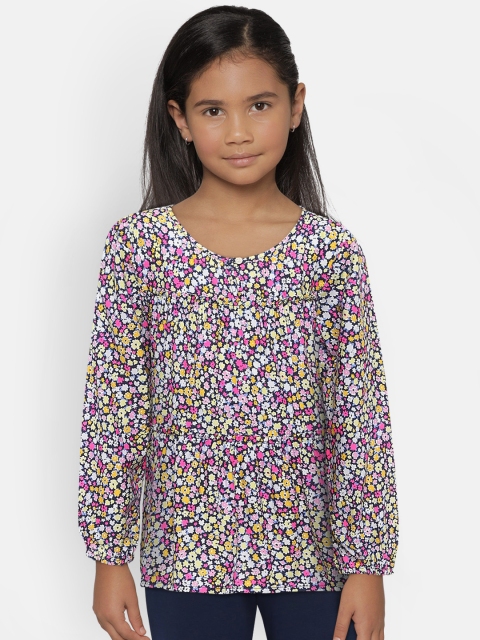 

OSHKOSH Bgosh Girls Multicoloured Floral Print Top, Multi