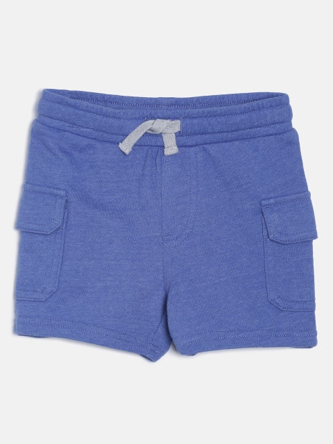 

OSHKOSH Bgosh Boys Blue Solid Regular Fit Shorts