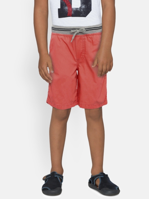 

OSHKOSH Bgosh Boys Orange Solid Regular Fit Shorts