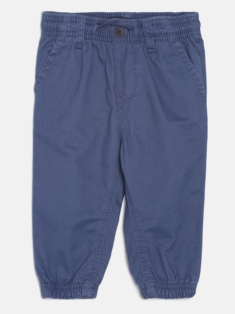 

OSHKOSH Bgosh Boys Blue Regular Fit Solid Joggers