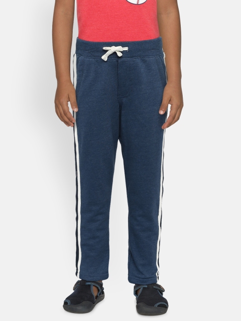 

OSHKOSH Bgosh Men Blue Solid Track Pants, Navy blue