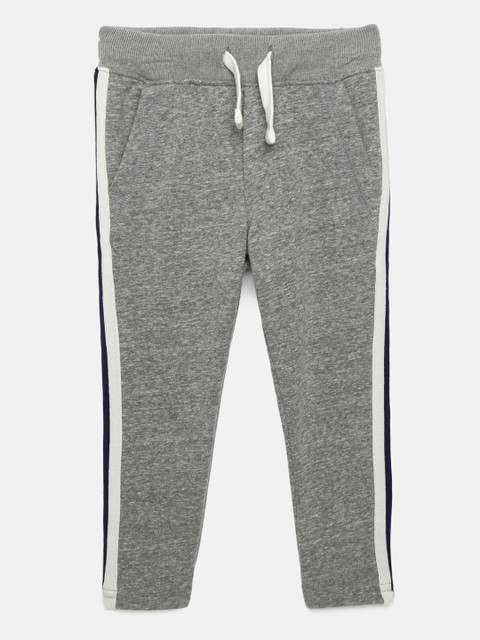 

OSHKOSH Bgosh Boys Grey Solid Track Pants