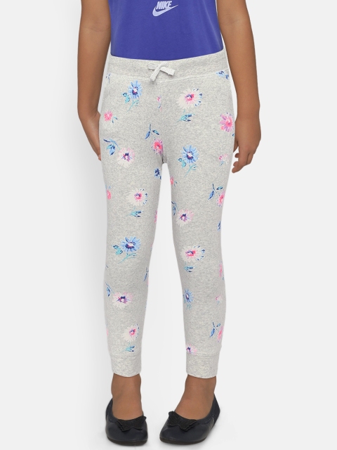 

OSHKOSH Bgosh Girls Grey Printed Joggers