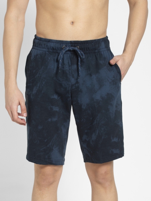 

Jockey Men Navy Blue Dyed Straight Fit Lounge Shorts