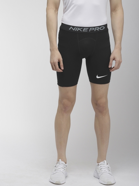 

Nike Men Black Solid Slim Fit AS M NP Sports Shorts