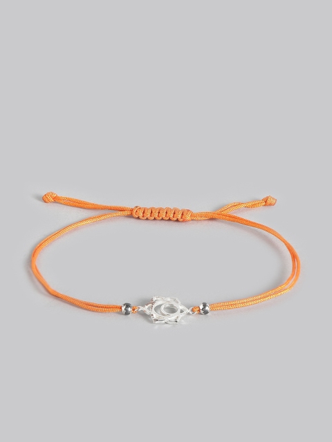 

Accessorize Orange 925 Sterling Silver Sacral Chakra Multistrand Bracelet