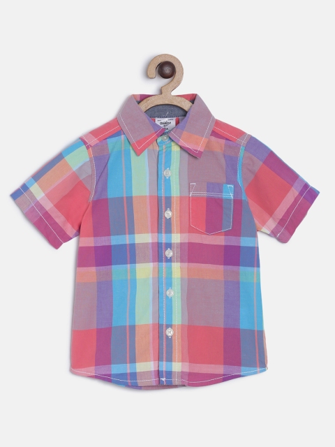 

OSHKOSH Bgosh Boys Multicoloured Regular Fit Checked Casual Shirt, Multi