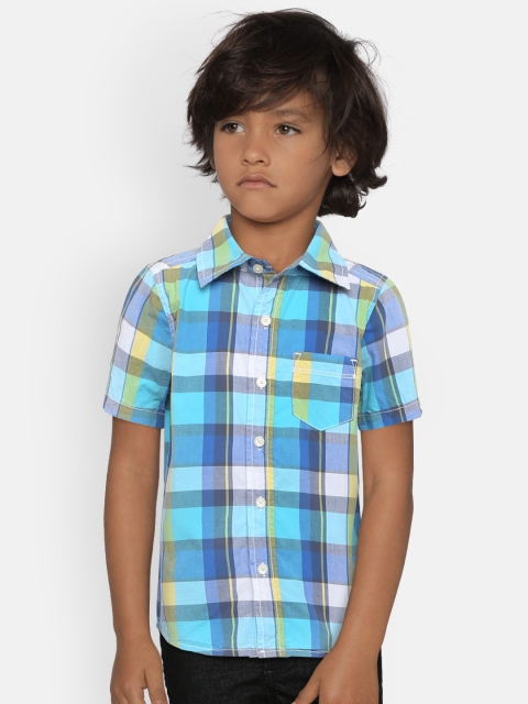 

OSHKOSH Bgosh Boys Multicoloured Regular Fit Checked Casual Shirt, Multi