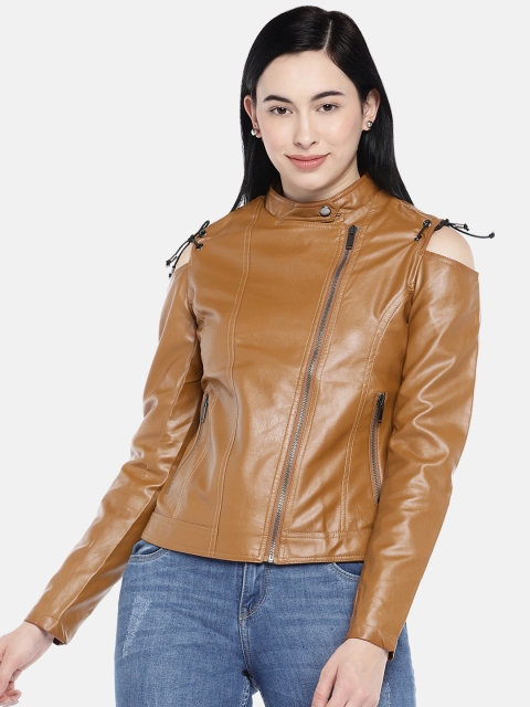 

Deal Jeans Women Brown Solid Jacket