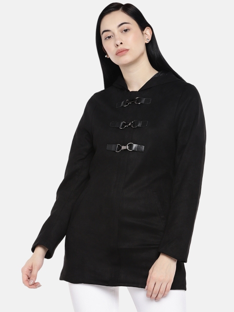 

Deal Jeans Women Black Solid Jacket
