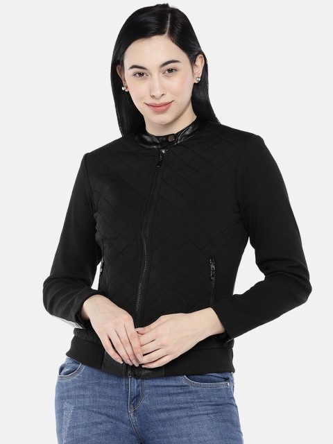 

Deal Jeans Women Black Solid Jacket