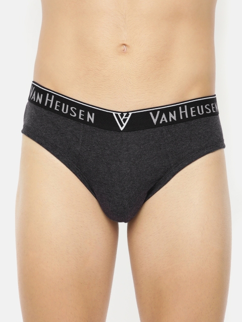 

Van Heusen Men Grey Antibacterial Brief 10004, Charcoal