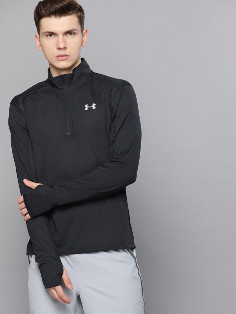 

UNDER ARMOUR Black Streaker 2.0 Half Zip T-shirt