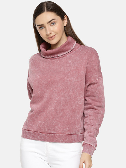 

Reebok Women Pink Oversized Cover Up Sweatshirt