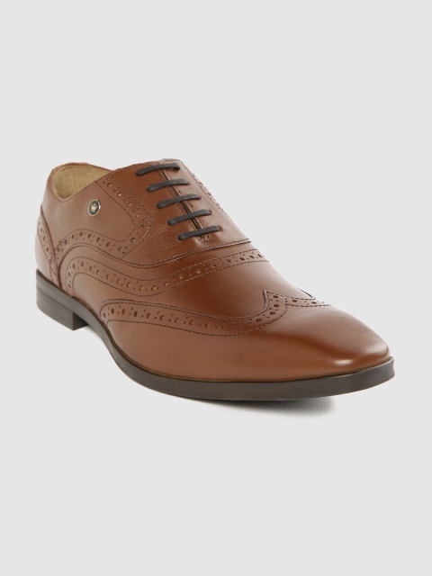 

Louis Philippe Men Brown Leather Formal Brogues