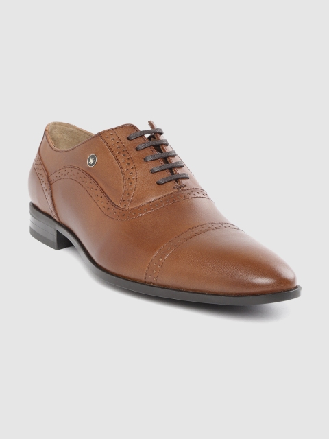 

Louis Philippe Men Brown Leather Formal Brogues