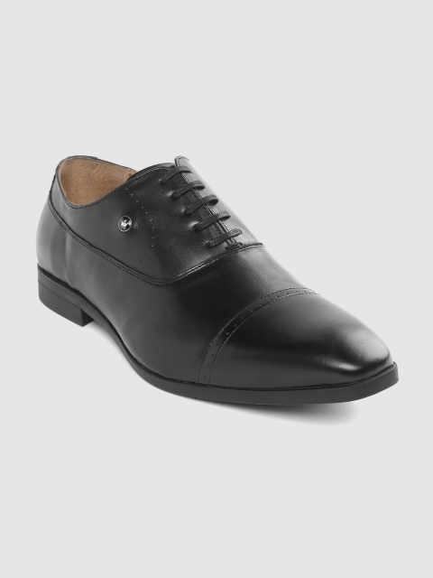 

Louis Philippe Men Black Leather Formal Oxfords
