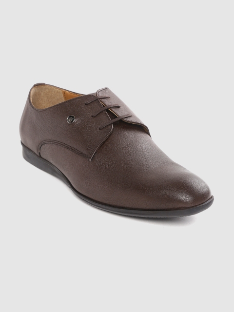 

Louis Philippe Men Coffee Brown Leather Formal Derbys