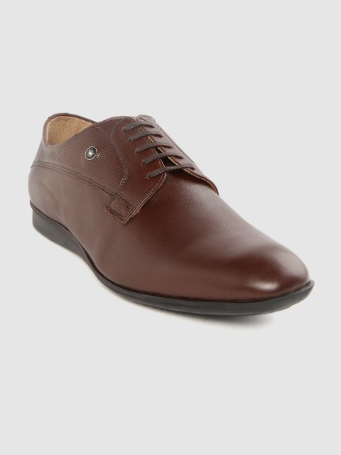 

Louis Philippe Men Coffee Brown Leather Formal Derbys