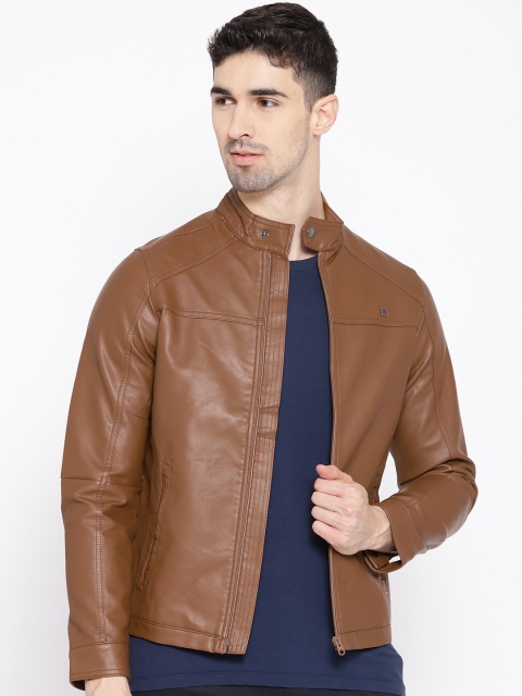 

Louis Philippe Sport Men Brown Solid Tailored Jacket