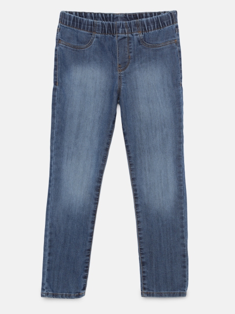 

OSHKOSH Bgosh Girls Blue Slim Fit Mid-Rise Doorbuster $8 Oceana Jeans