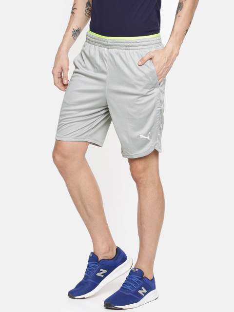 

Puma Men Grey Solid Regular Fit Reflective Vent dryCELL Running Shorts