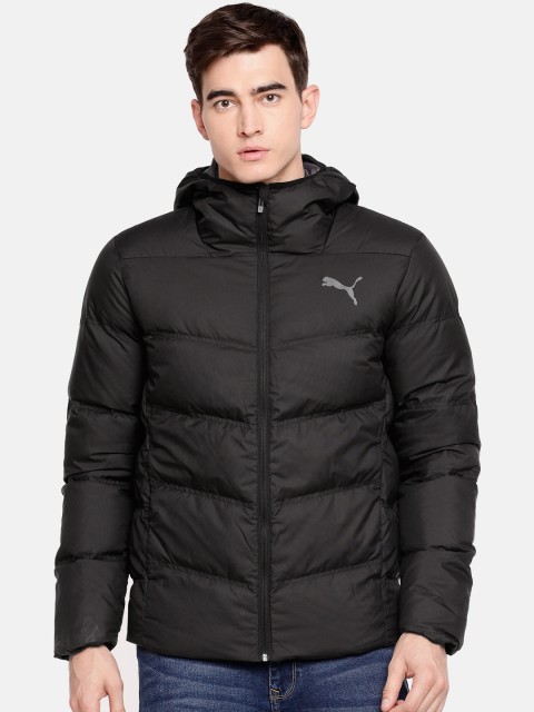 

Puma Men Black Solid Padded Jacket