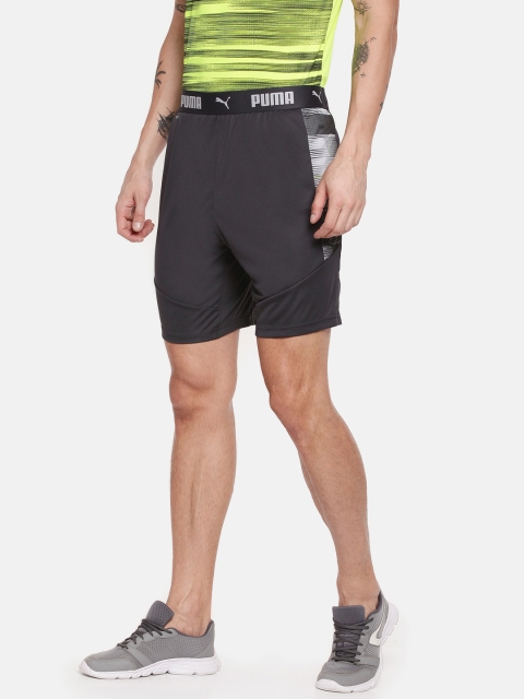 

Puma Men Charcoal Printed DryCell ftblNXT Graphic Sports Shorts