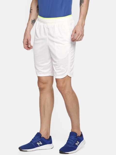 

Puma Men White Solid Regular Fit Reflective Vent dryCELL Running Shorts