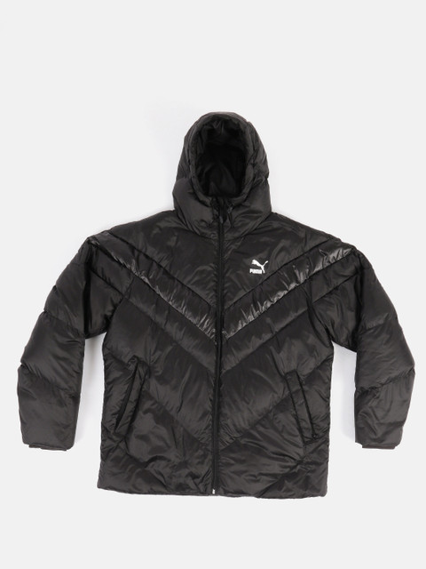 

Puma Men Black Shiny Puffer Down Padded Jacket
