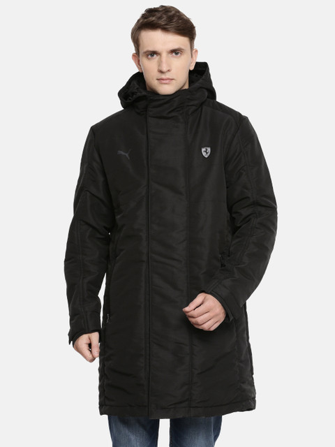 

PUMA Motorsport Thermore Men Black Solid Ferrari RCT Padded Long-line Insulator Jacket