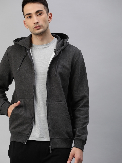 

Puma Men Charcoal Grey Solid Sporty Jacket