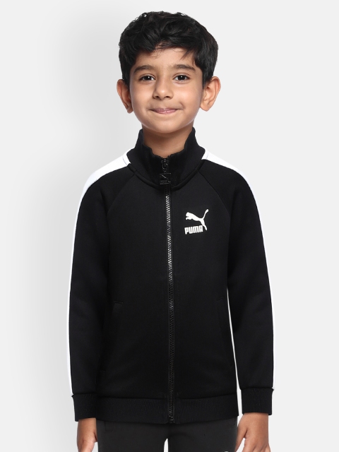 

Puma Boys Black Solid Hooded Iconic T7 Sweatshirt