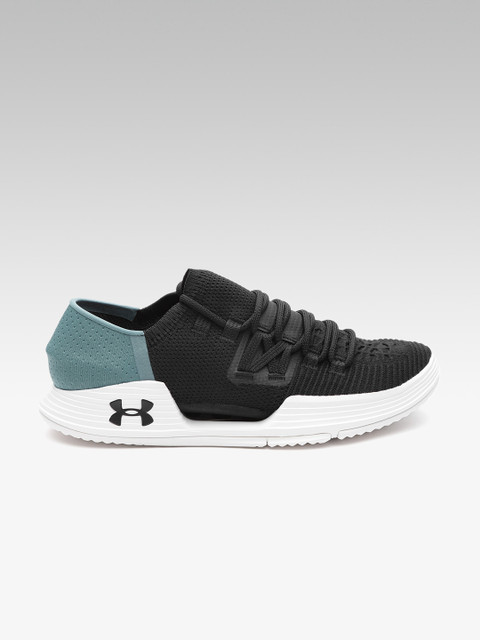 

UNDER ARMOUR Men Black & Teal Blue Speedform AMP 3.0 Colourblocked Training Shoes