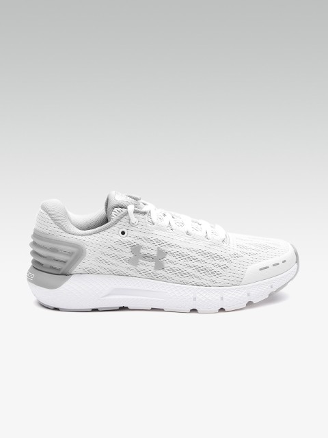 

UNDER ARMOUR Women White & Grey Charged Rogue Woven Design Running Shoes