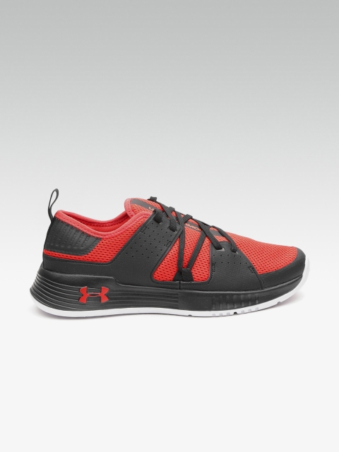

UNDER ARMOUR Men Red & Black Showstopper 2.0 Colourblocked Training Shoes