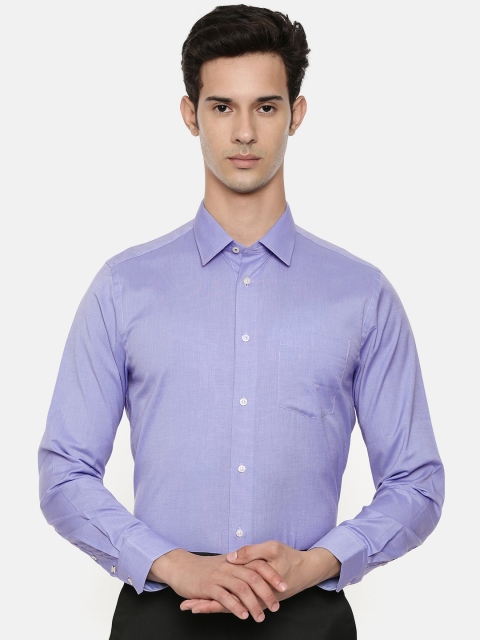 

Blackberrys Men Blue Slim Fit Solid Formal Shirt