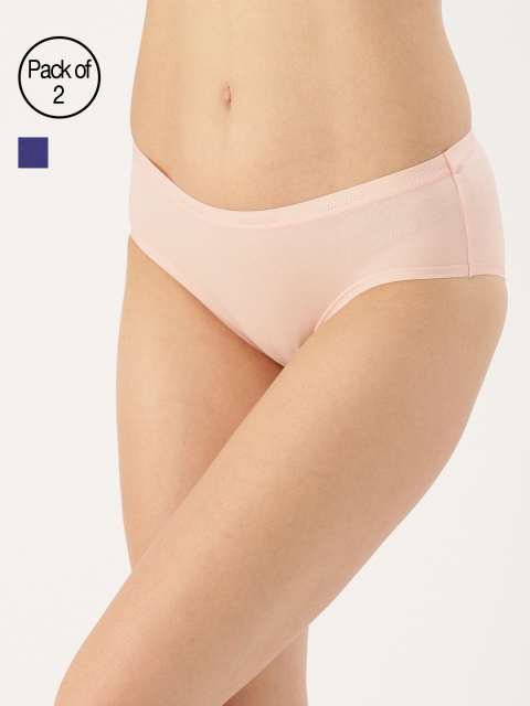 Women Pack of 2 Solid Boyshorts PPK62001