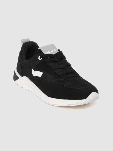 

GAS Women Black Solid Sneakers