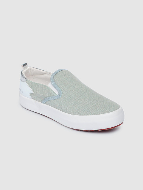 

GAS Women Blue Slip-On Sneakers