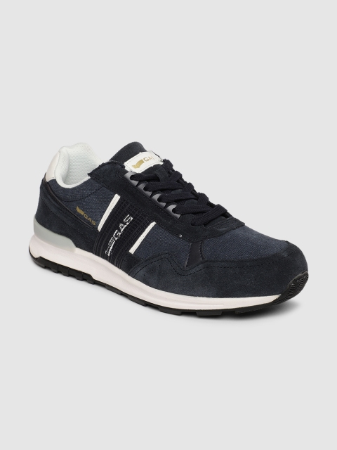 

GAS Men Blue Solid Sneakers