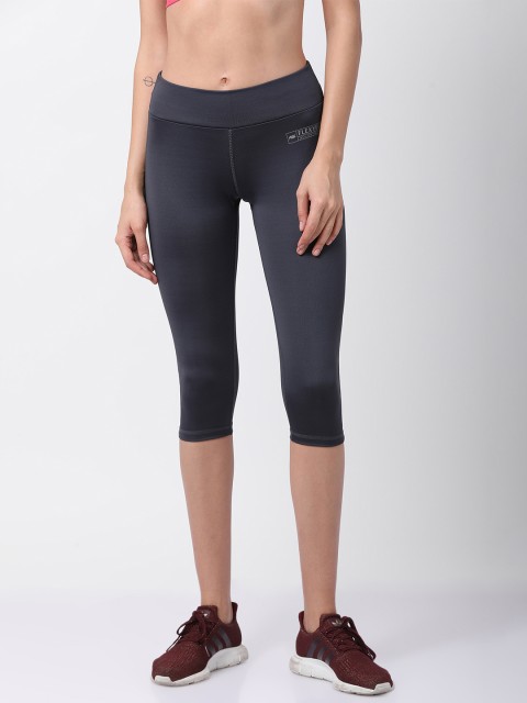

GOLDSTROMS Women Grey Solid Slim Fit Capris