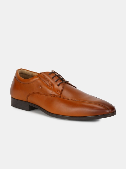 

Arrow Men Brown Solid Leather Derbys