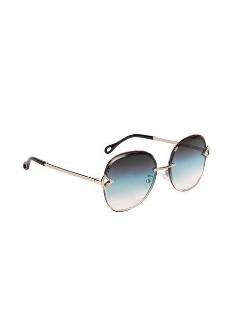 

Voyage Women Oval Sunglasses 2519MG2947, Blue