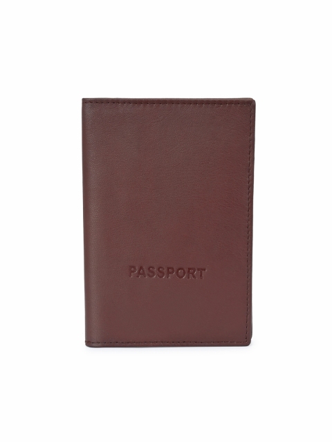 

Calvadoss Unisex Brown Solid Premium Leather Passport Holder
