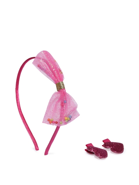 

lil' star Girls Pink Embellished Hair Accessory Set