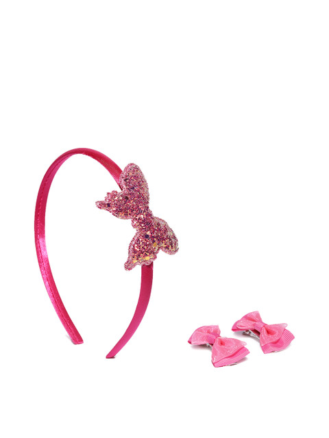 

lil' star Girls Pink Embellished Hair Accessory Set